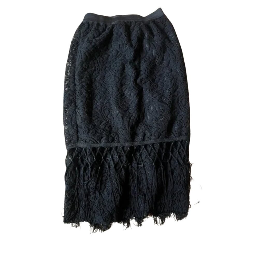 Bobeau Skirt black lace